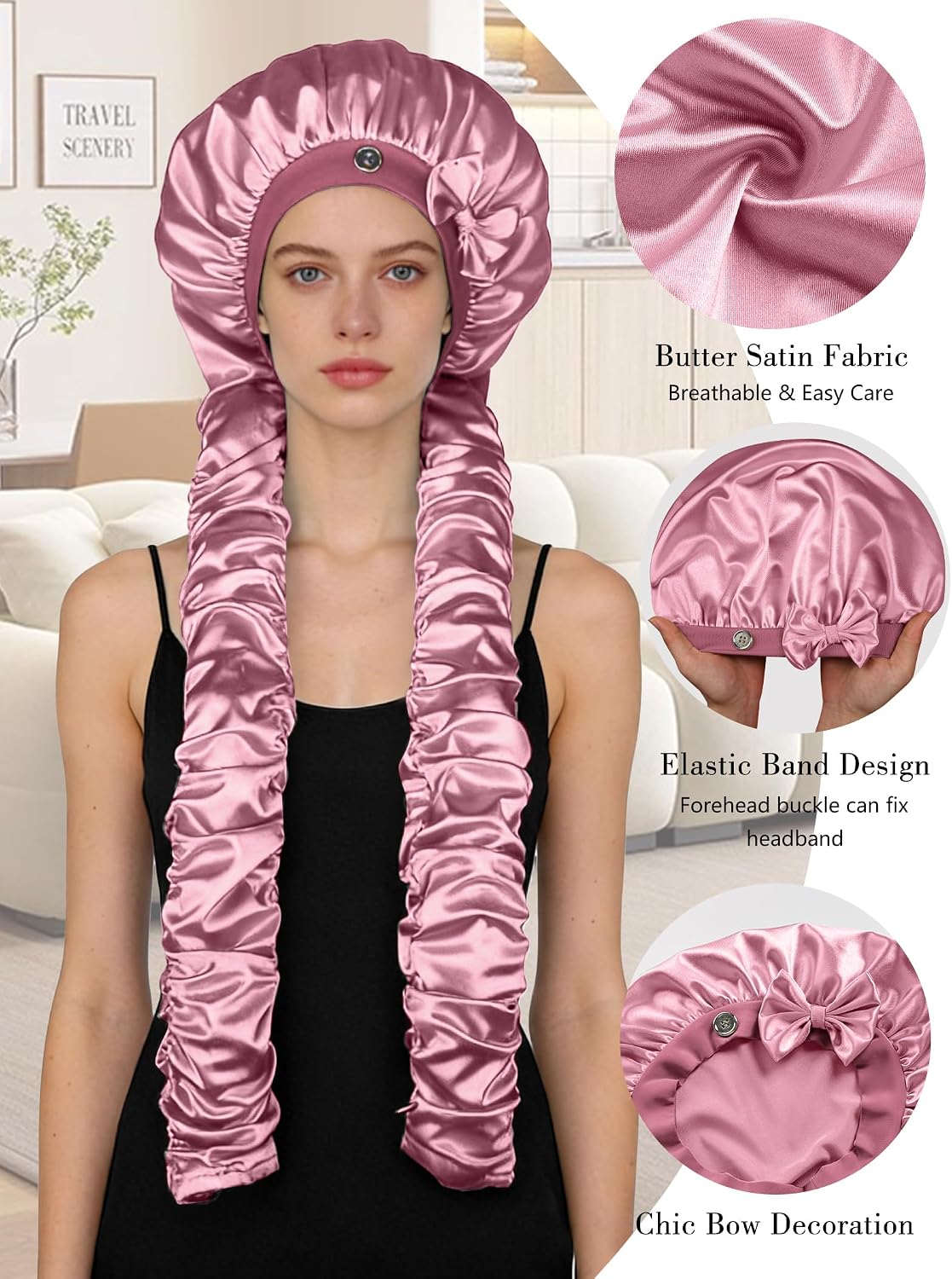 Satin halo Bonnet