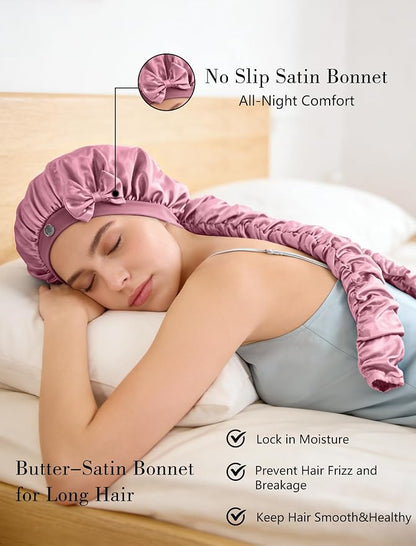 Satin halo Bonnet