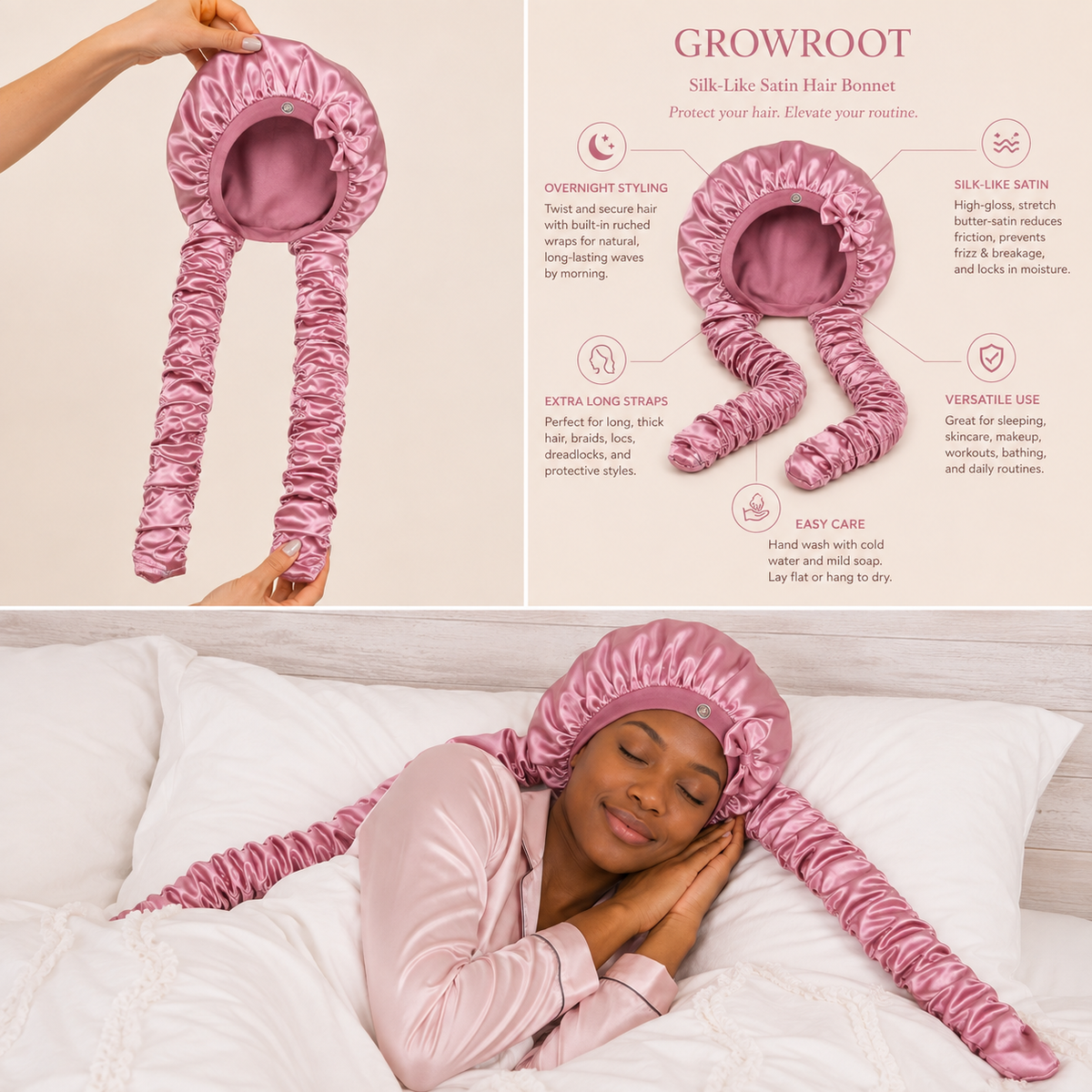 Glowroot Satin Bonnet