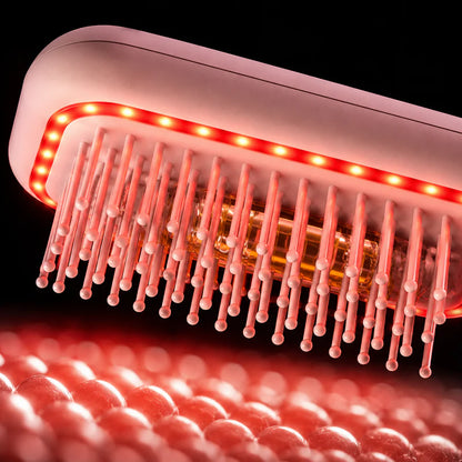 Glow root Red Light Therapy Scalp Brush